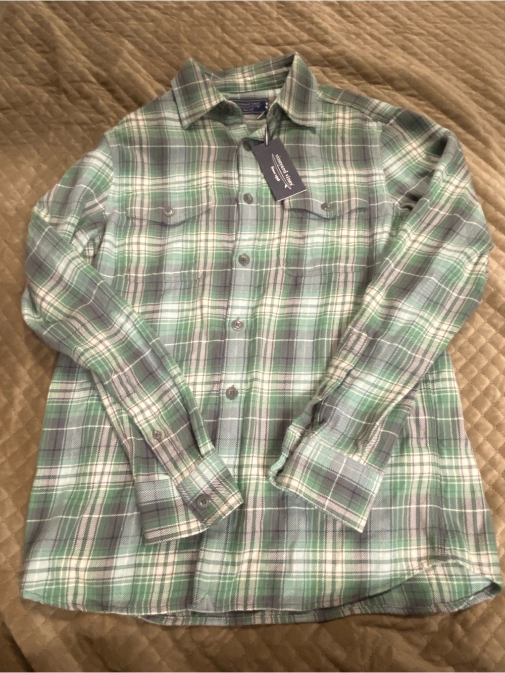 NWT Vineyard Vines Midweight Twill Utility Shirt